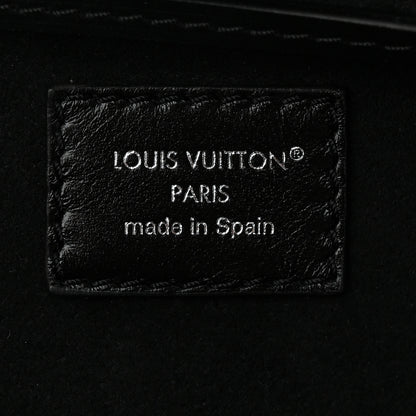Louis Vuitton Lambskin Monogram Montsouris Vibe PM Black 6 of 9