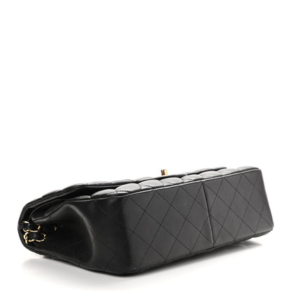 Chanel Lambskin Quilted Jumbo Double Flap Black 5 of 13