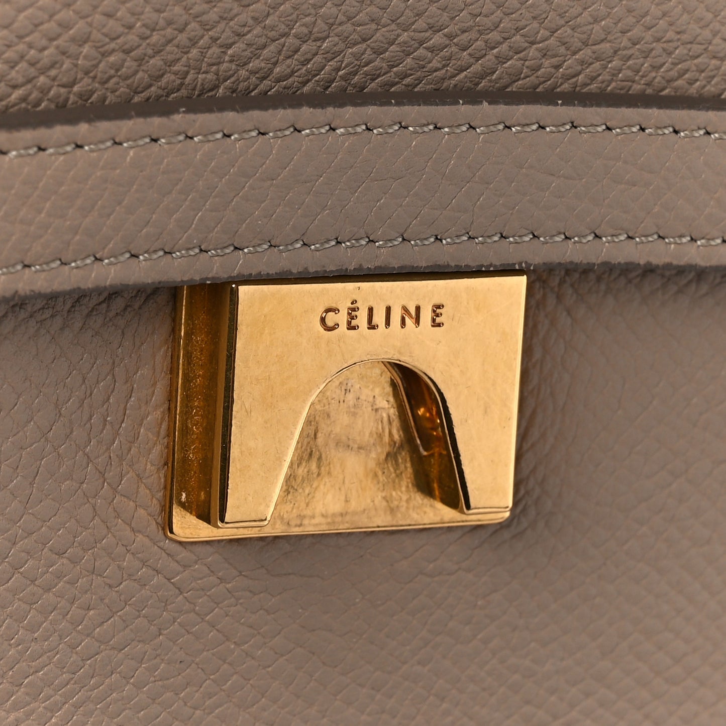 Grained Calfskin Mini Belt Bag Light Taupe