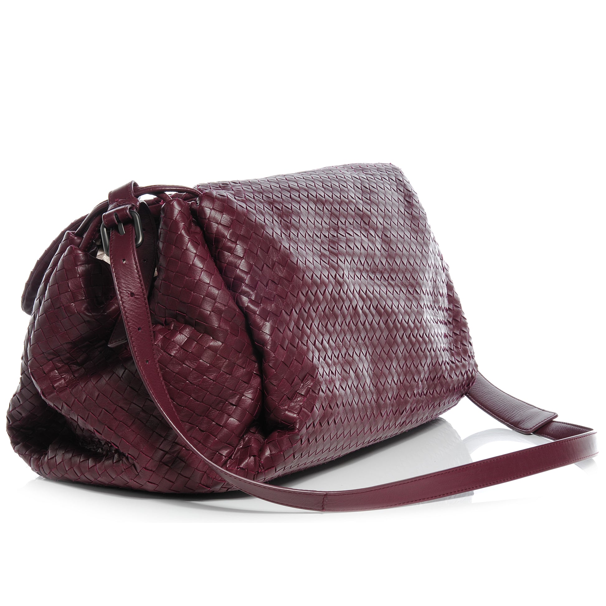 Bottega Veneta Nappa Intrecciato Shoulder Bag Opera 3 of 7