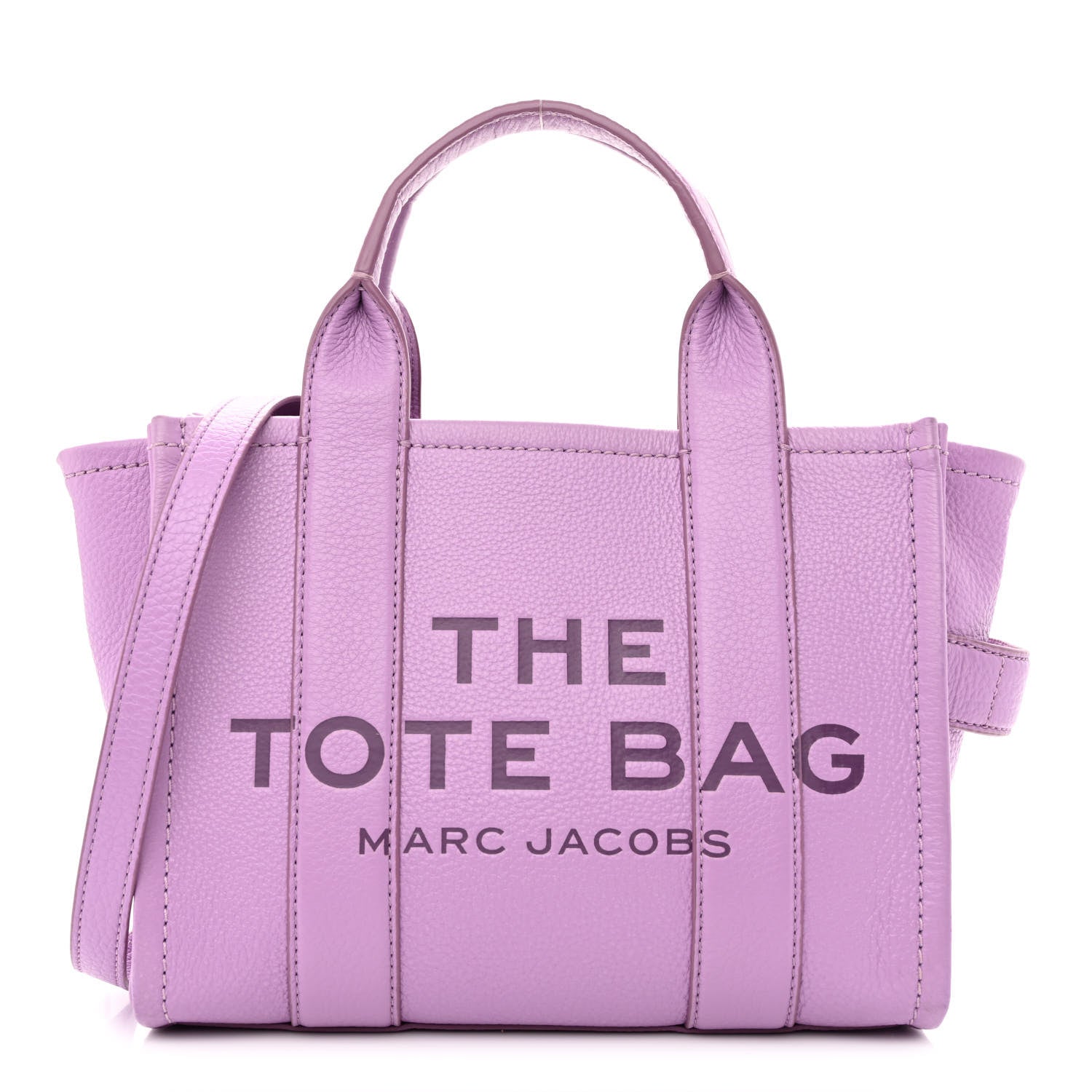 Marc Jacobs Grained Calfskin Small The Tote Bag Regal Orchid 1 of 10