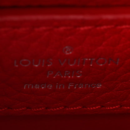 Louis Vuitton Taurillon Capucines PM Rubis 6 of 12