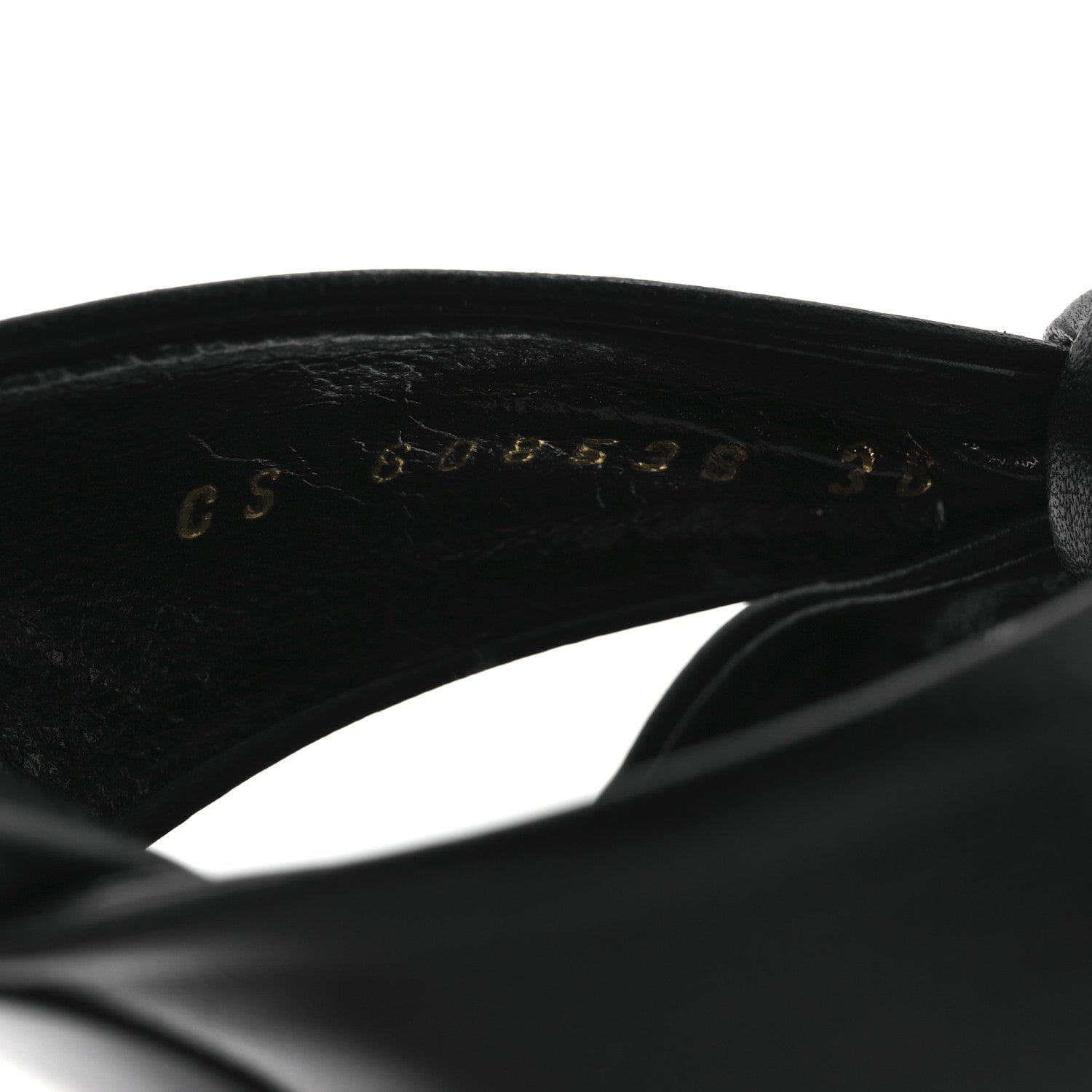 Saint Laurent Calfskin Bianca Knotted Mule Sandals 37 Black 10 of 14