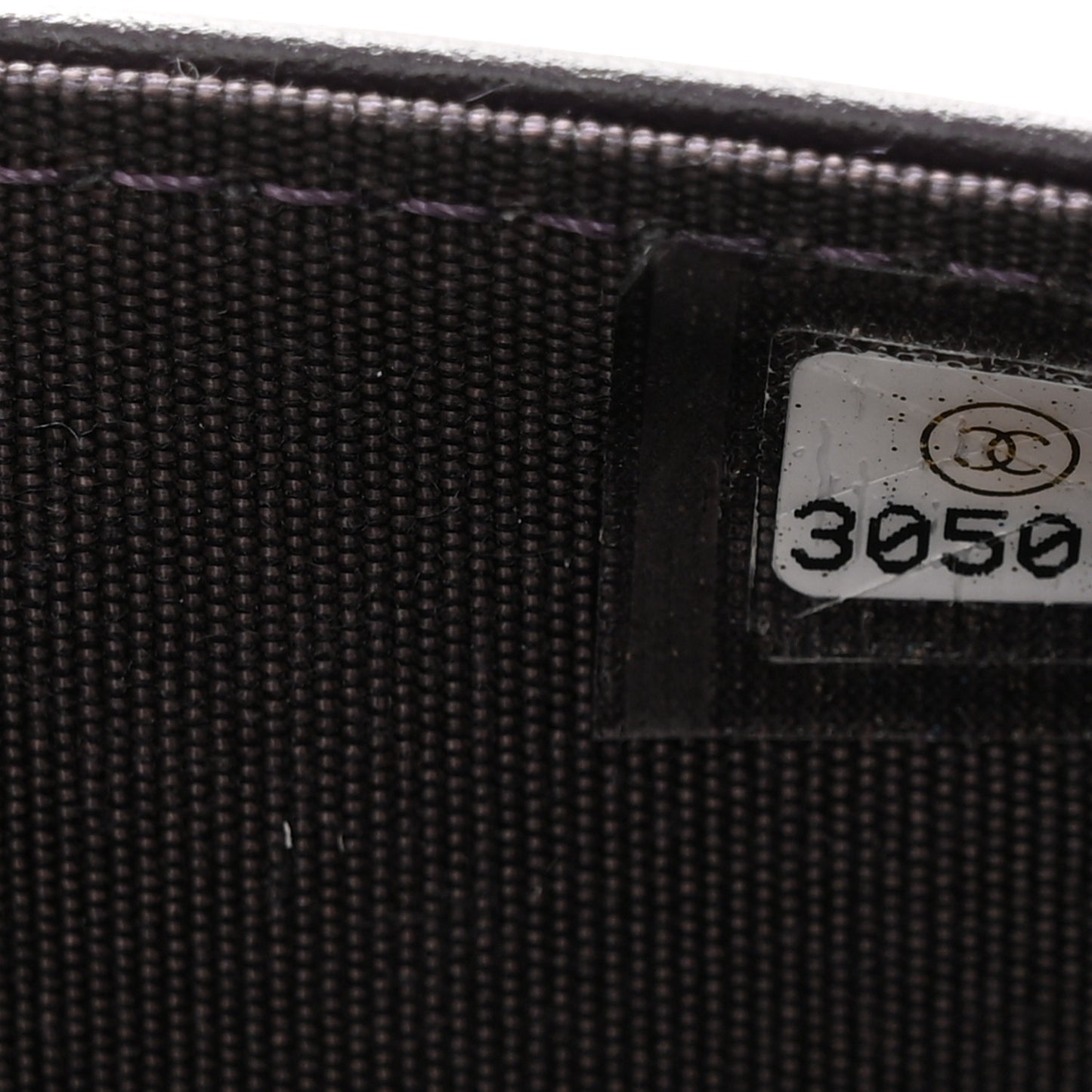 Caviar Quilted Boy Wallet On Chain WOC Dark Purple