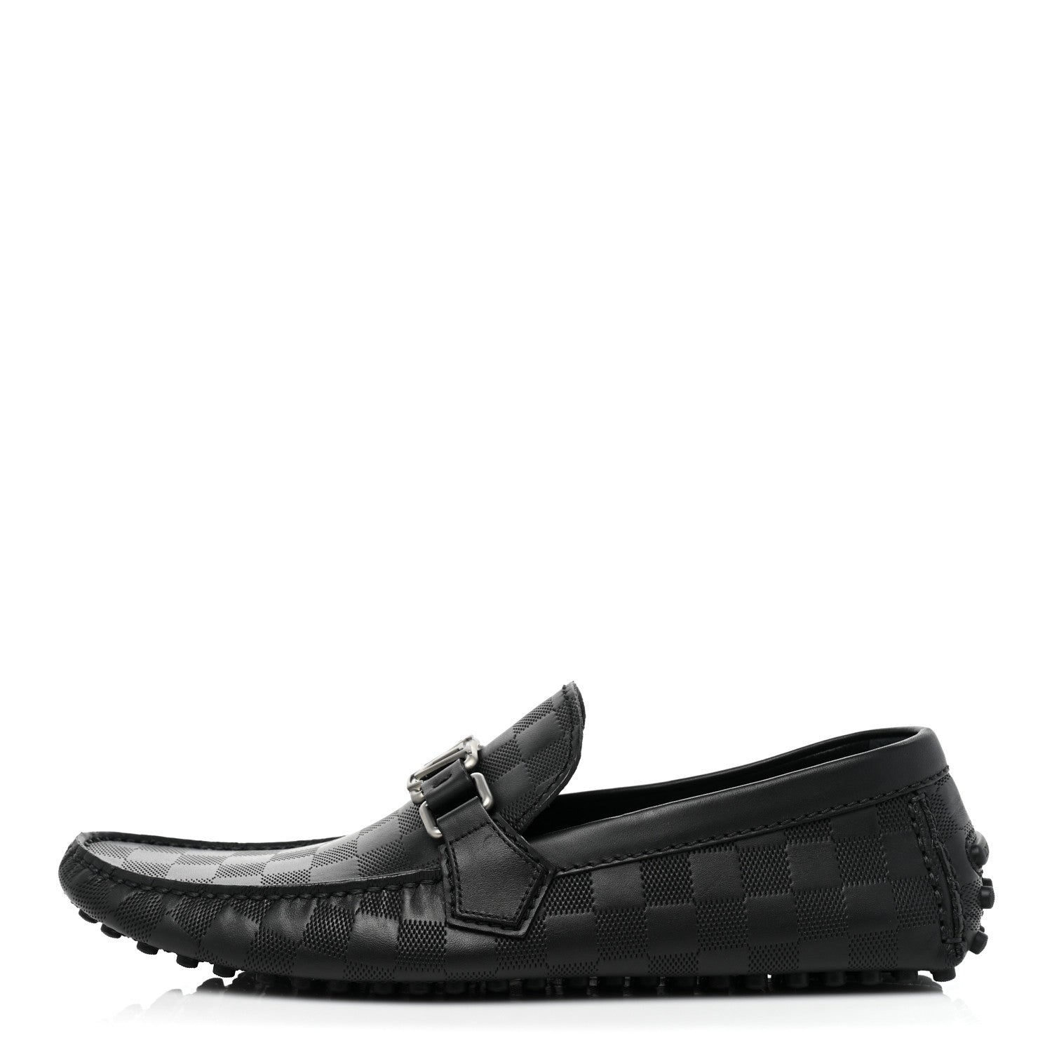 Louis Vuitton Damier Infini Hockenheim Moccasin Loafers 7 Onyx 1 of 9