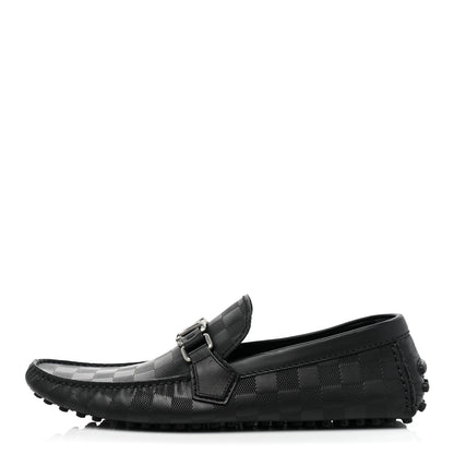 Louis Vuitton Damier Infini Hockenheim Moccasin Loafers 7 Onyx 1 of 9