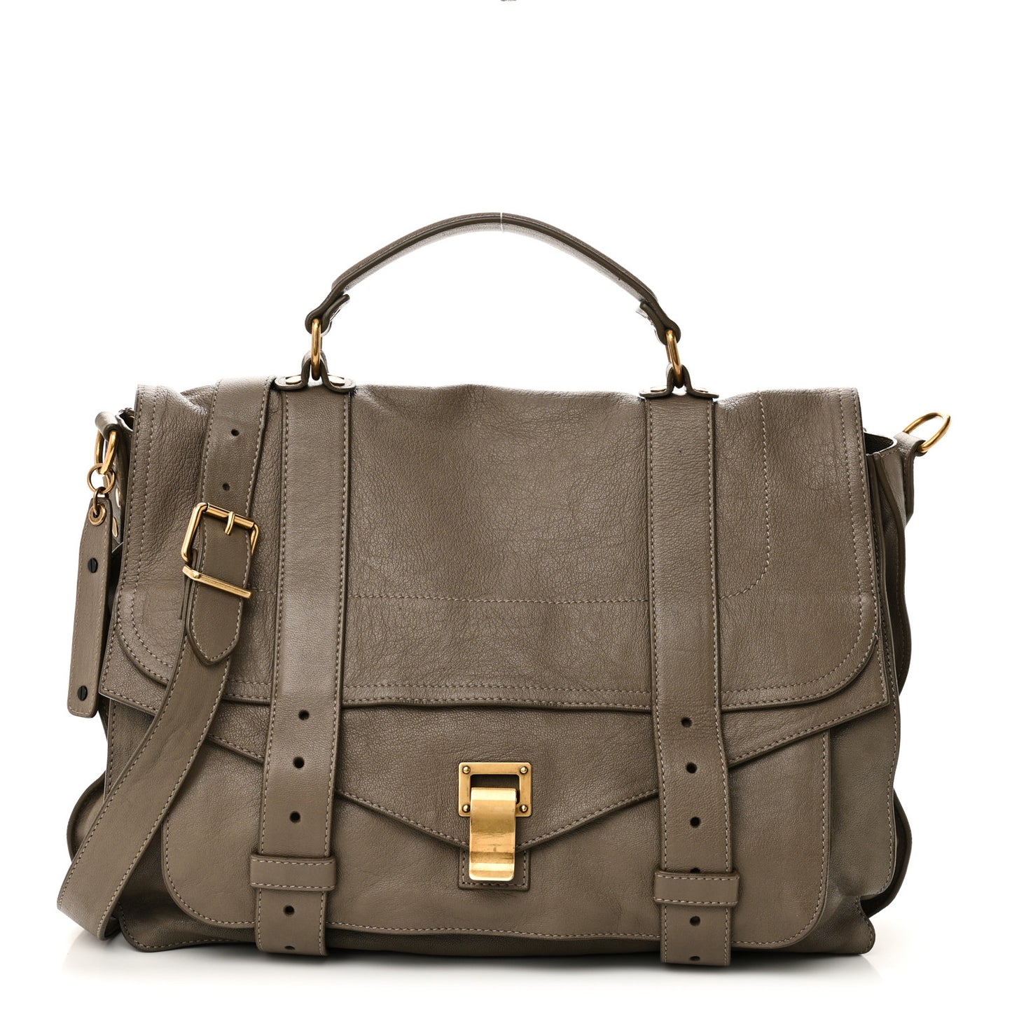 Lambskin Large PS1 Satchel Smoke