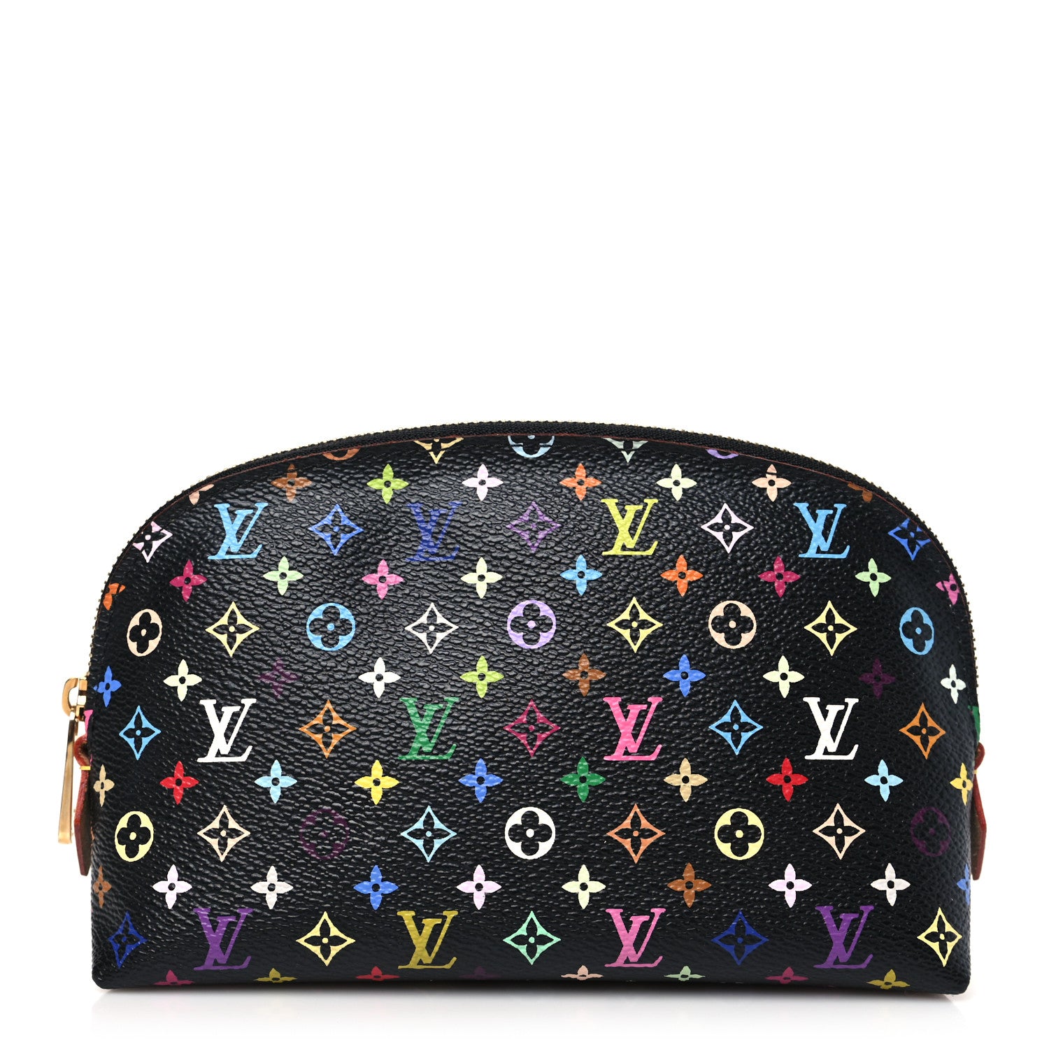 Louis Vuitton Monogram Multicolor Cosmetic Pouch Black Grenade 1 of 8
