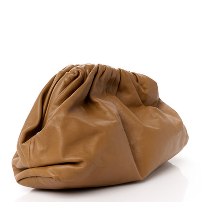 Bottega Veneta Smooth Butter Calf The Pouch Oversized Clutch Teak 3 of 11