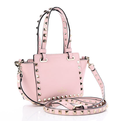 Valentino Garavani Vitello Micro Rockstud Tote Cipria 4 of 8