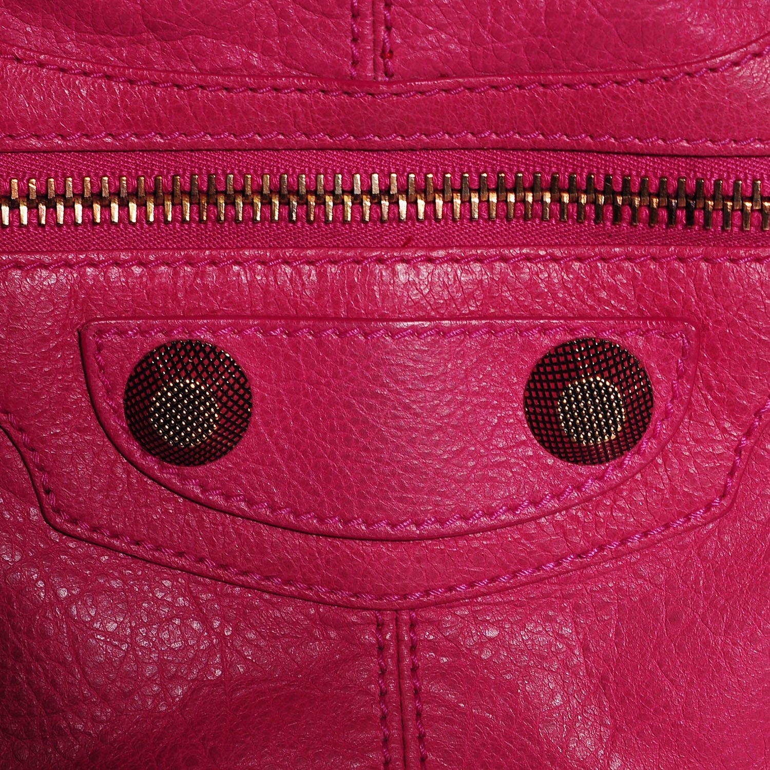 Balenciaga Agneau Giant 21 Rose Gold Hardware Part Time Cyclamen Fucsia 10 of 14