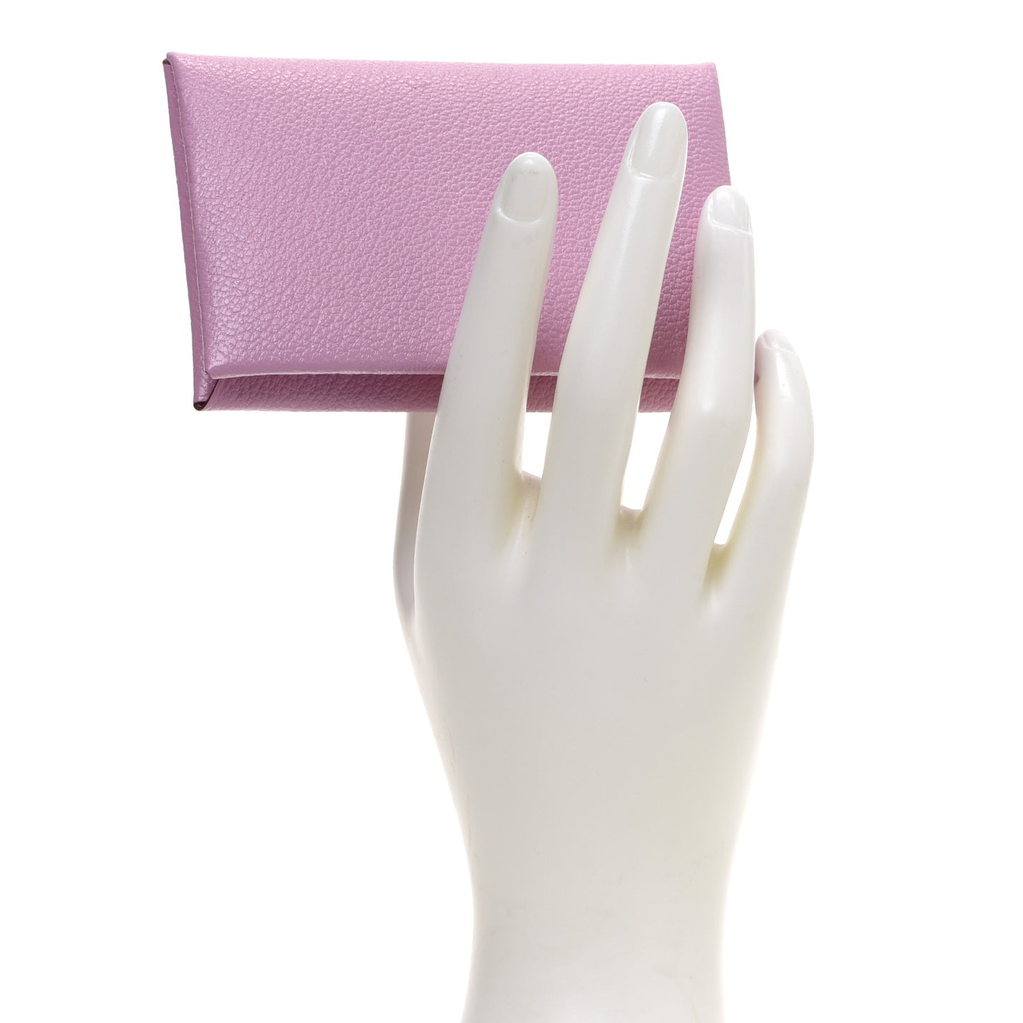 Chevre Mysore Calvi Card Case Mauve Sylvestre
