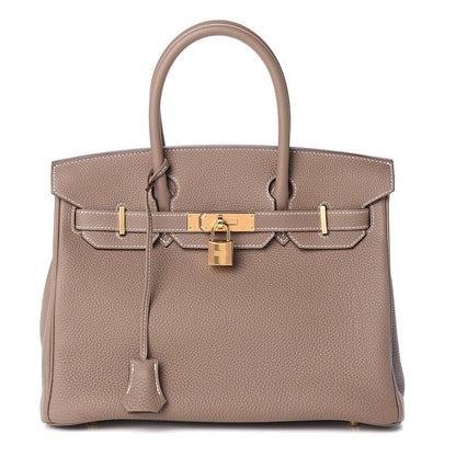Hermes Togo Birkin 30 Etoupe 1 of 6