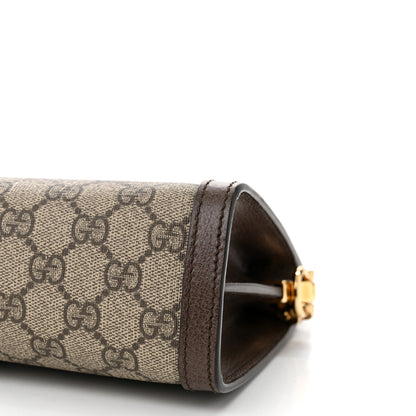 Gucci GG Supreme Monogram Web Medium Ophidia Chain Shoulder Bag Brown 10 of 10