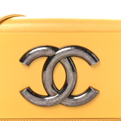 Chanel Lambskin Horizontal Boy Brick Flap Yellow 8 of 11