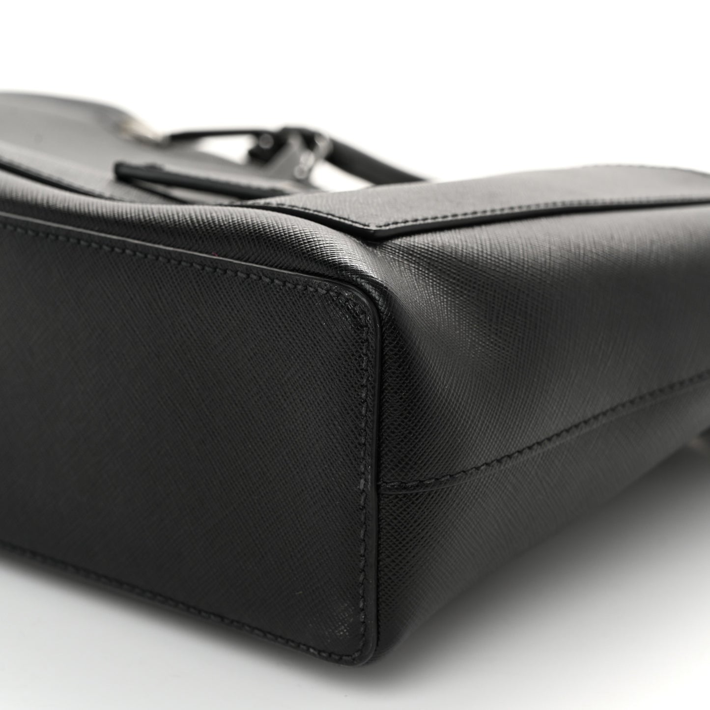 Saffiano Travel Briefcase Black