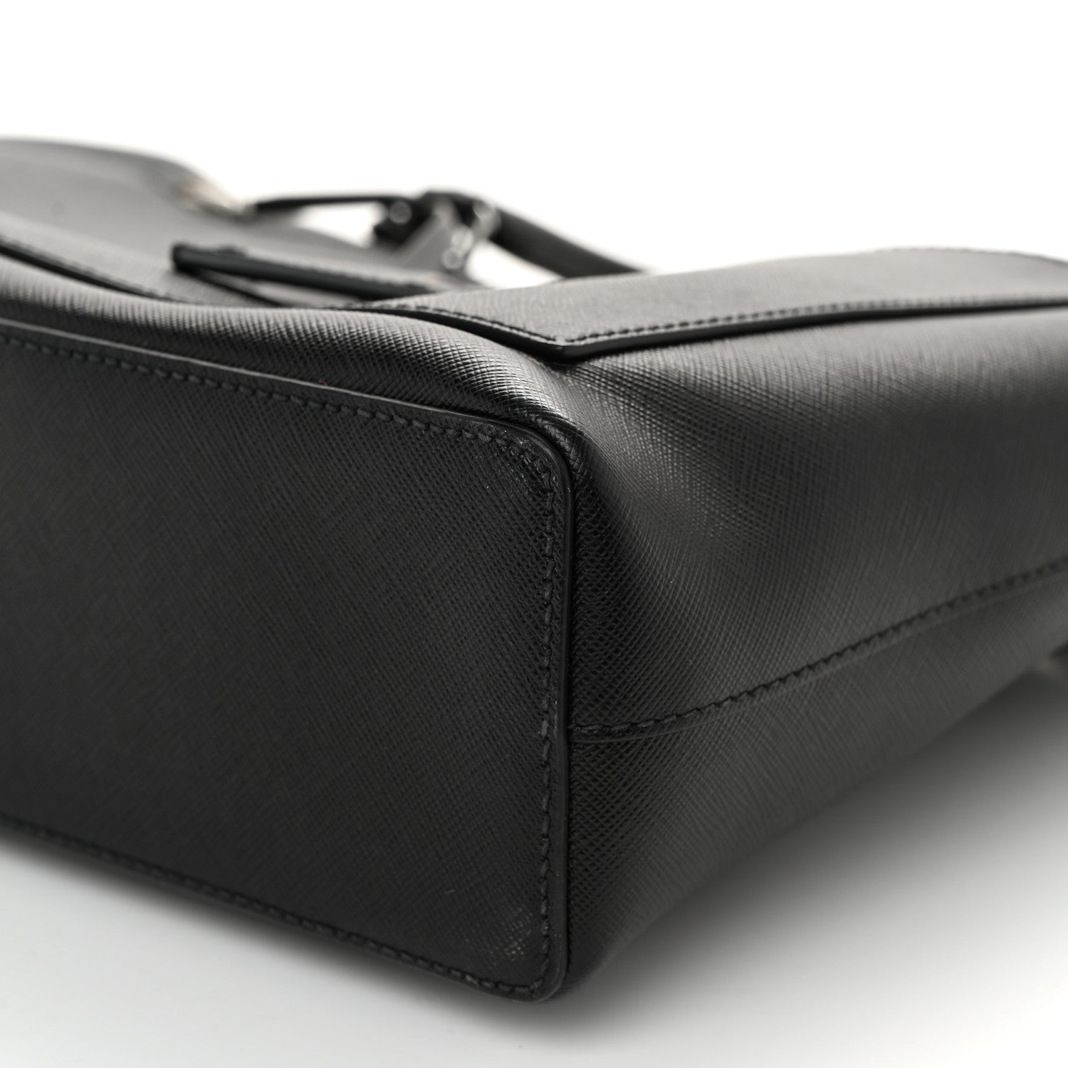 Prada Saffiano Travel Briefcase Black 11 of 11