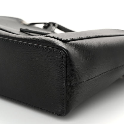 Prada Saffiano Travel Briefcase Black 11 of 11