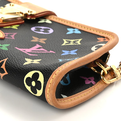 Louis Vuitton Monogram Multicolor Shirley Black 8 of 8
