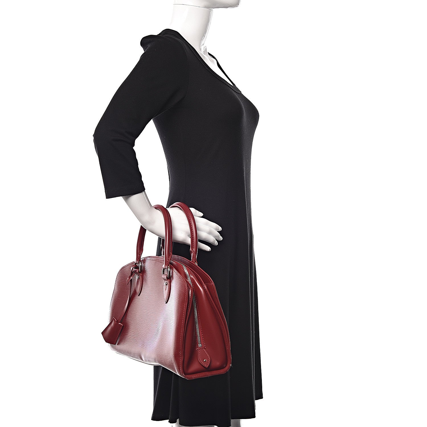 Louis Vuitton Epi Pont Neuf PM Rubis 2 of 8
