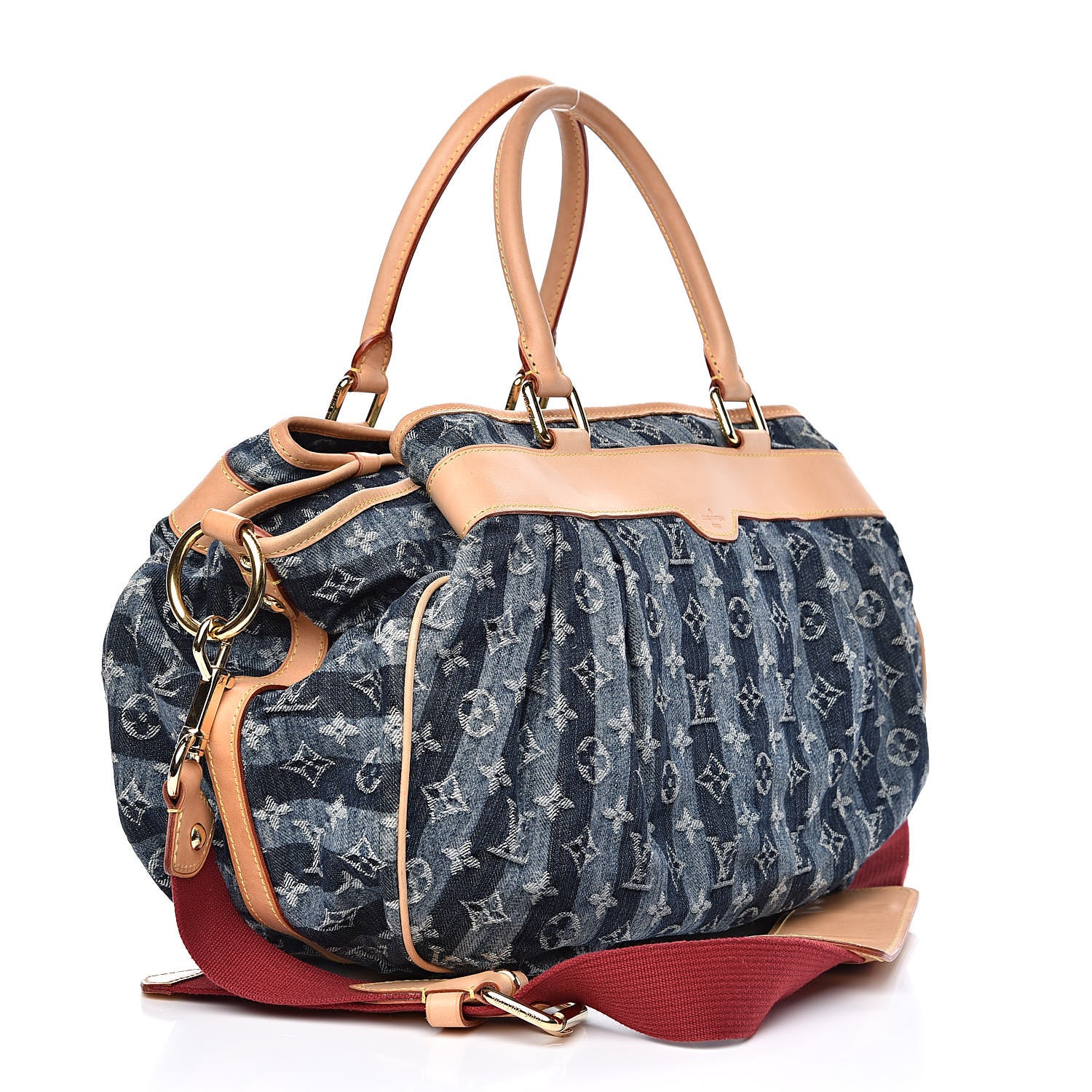 Louis Vuitton Denim Raye Cabas GM 3 of 13