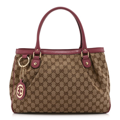 Gucci Monogram Medium Sukey Top Handle Tote Peonia Flower 2 of 24