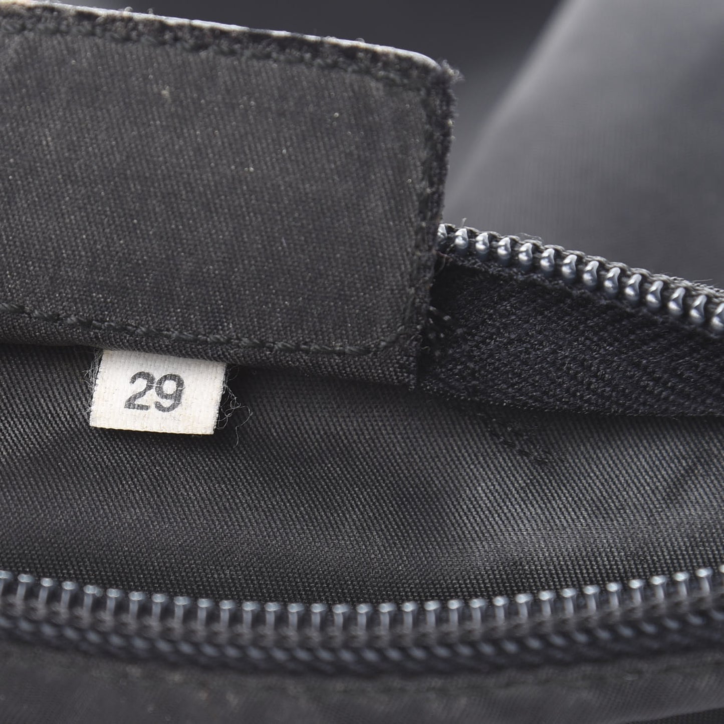 Nylon Vela Cosmetic Pouch Black