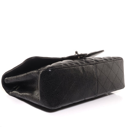 Chanel Caviar Jumbo Single Flap Black 4 of 9