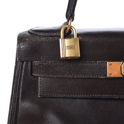 Hermes Box Kelly Retourne 28 Chocolate 31 of 45