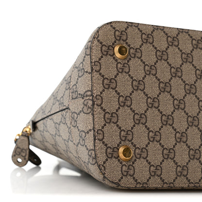Balenciaga X GUCCI GG Supreme Monogram Medium Ville Top Handle Beige Ebony 8 of 10
