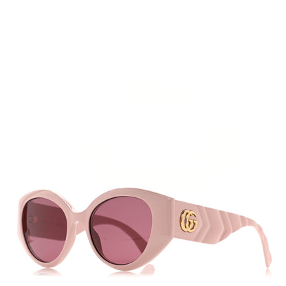 Gucci Acetate GG Cat Eye Sunglasses GG0809S Pink 1 of 8