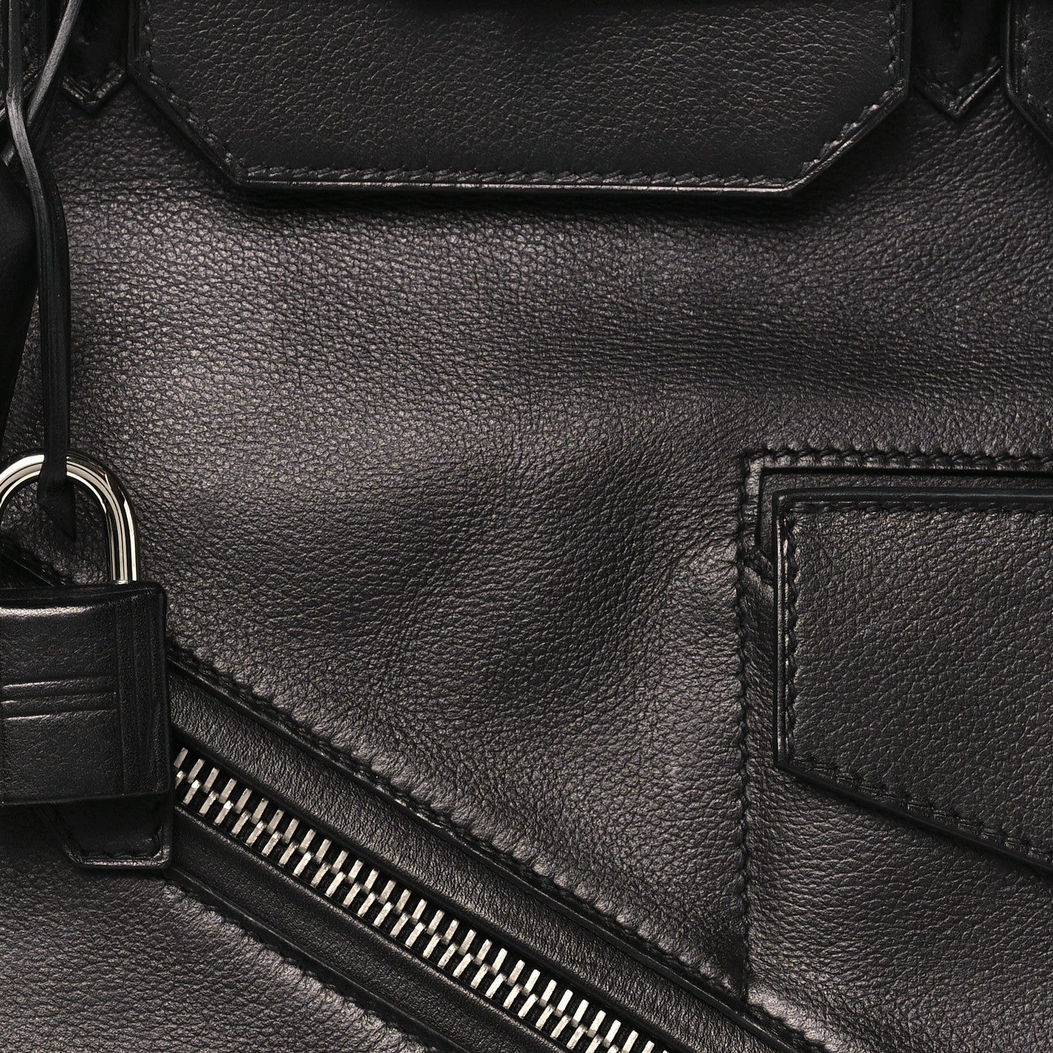 Hermes Veau Volupto Rock HAC Birkin 40 Black 7 of 12