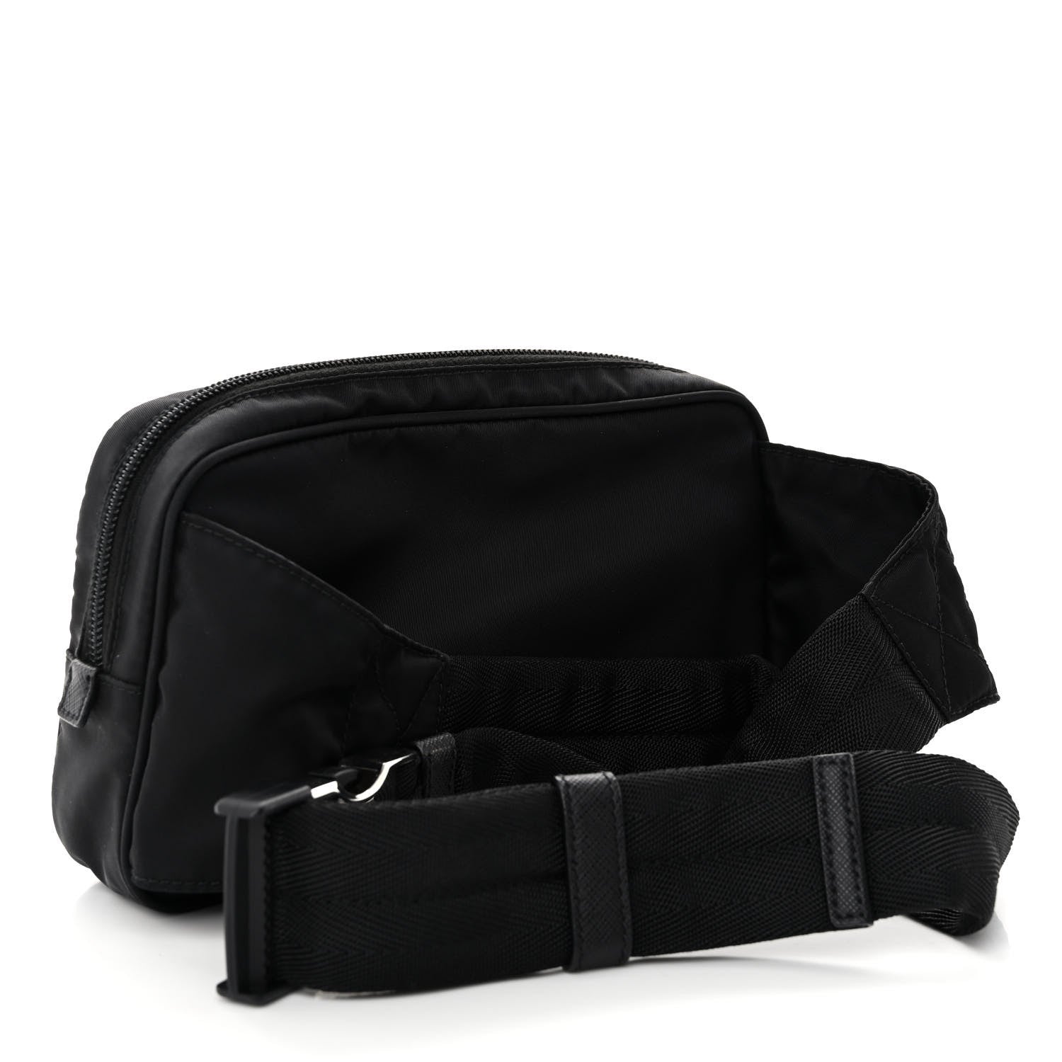 Prada Tessuto Nylon Belt Bag Black 3 of 9