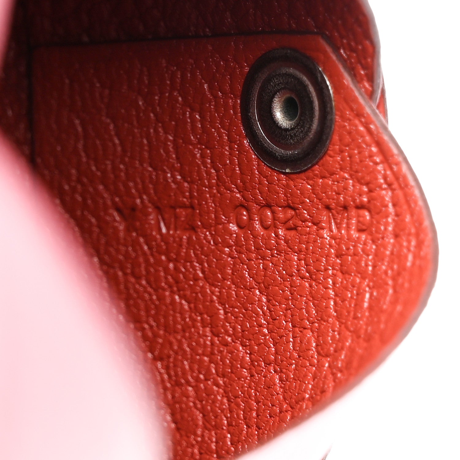 Hermes Chevre Mysore Verso Calvi Card Case Rose Ete Cuivre 7 of 8