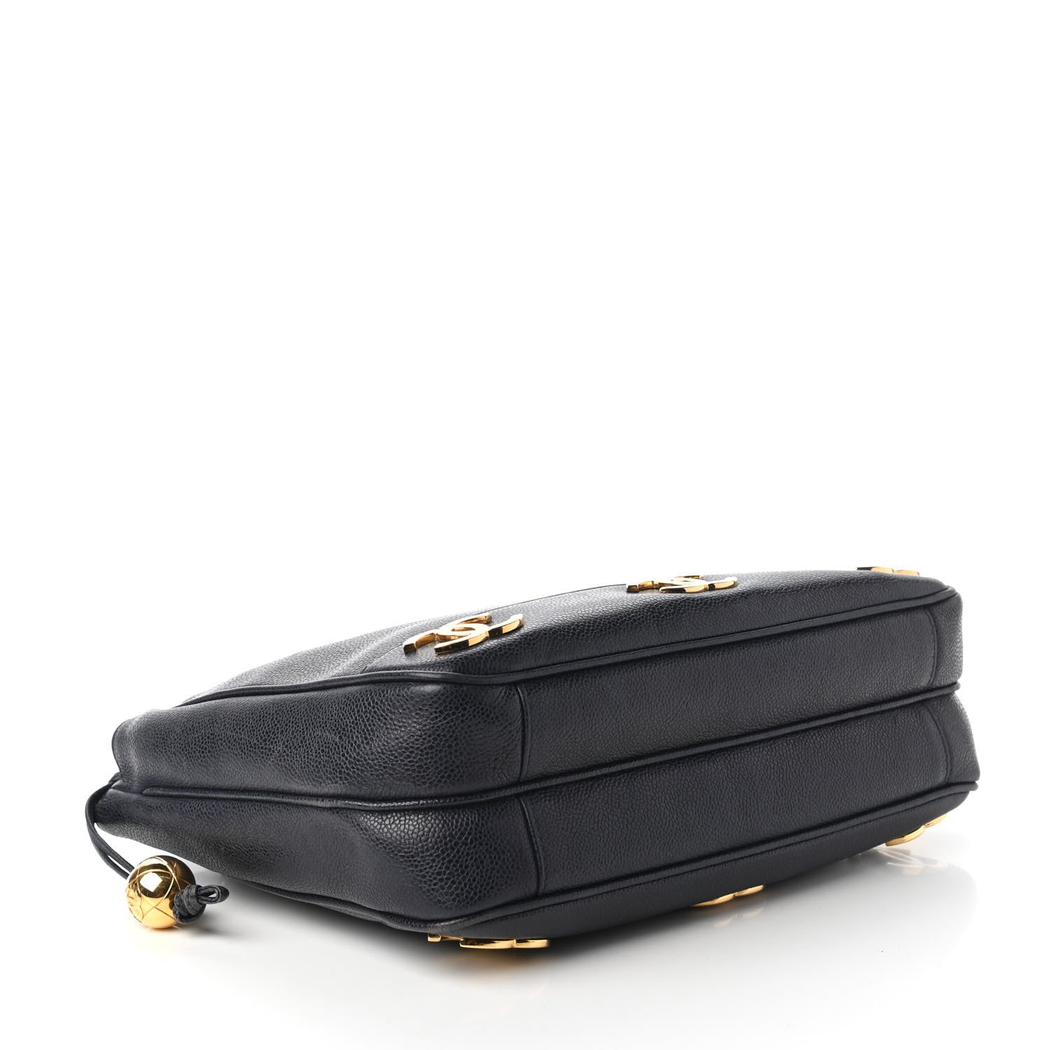Chanel Caviar CC Shoulder Bag Navy Blue 4 of 10
