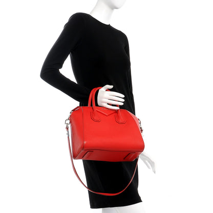 Givenchy Sugar Goatskin Small Antigona Medium Red 3 of 14