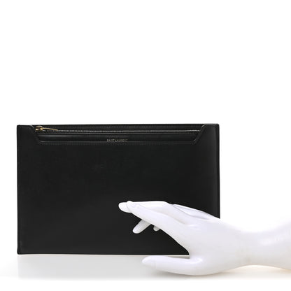 Saint Laurent New Aspen Calfskin Catherine Pouch Black 2 of 8