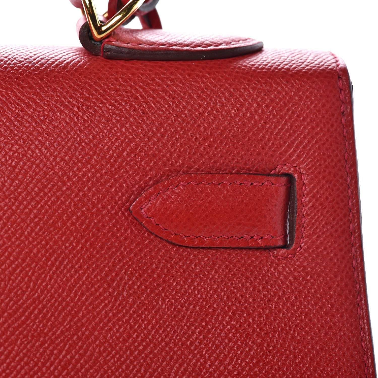 Hermes Epsom Kelly Sellier 32 Rouge Casaque 27 of 37