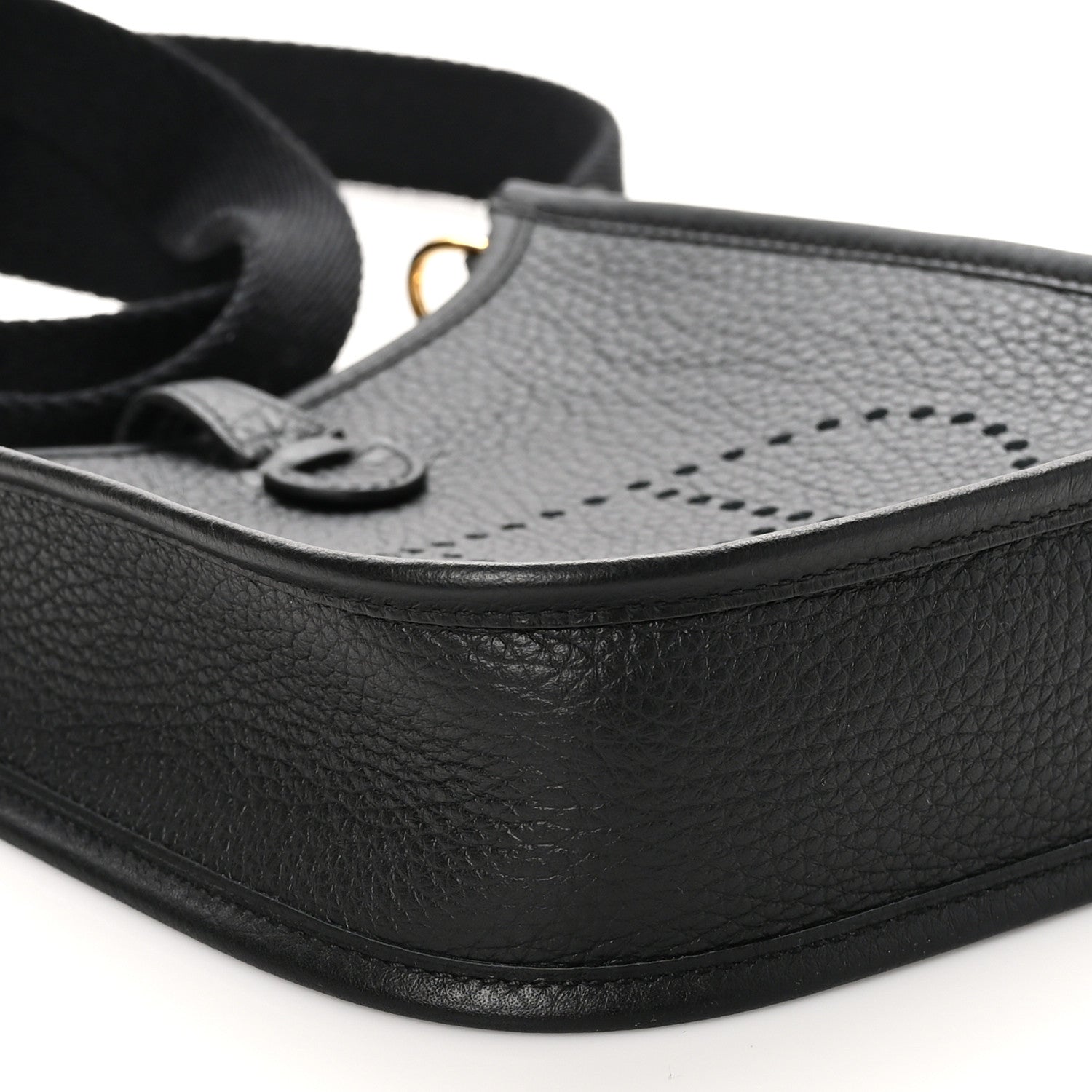 Hermes Taurillon Clemence Evelyne TPM Black 10 of 11