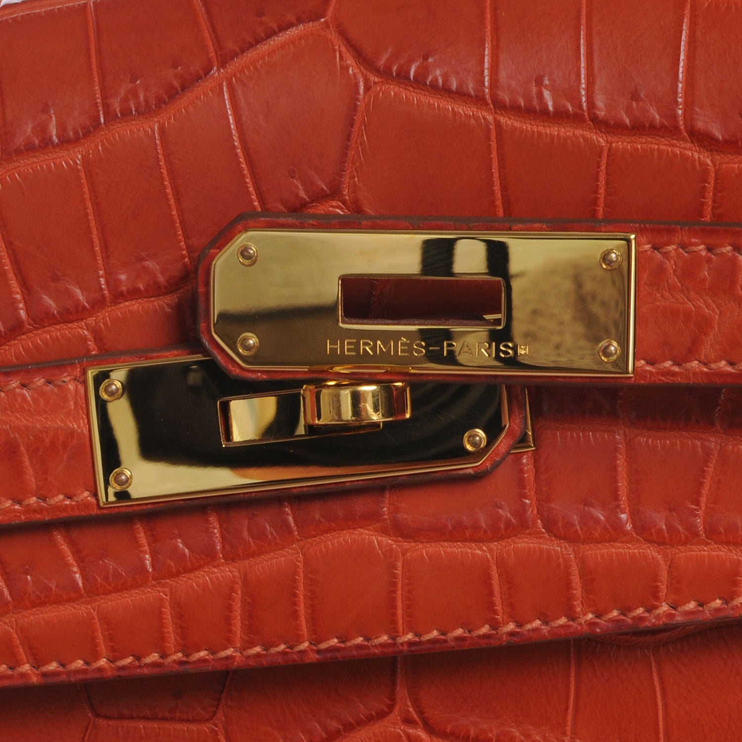 Hermes Matte Niloticus Crocodile Kelly 35 Sanguine 12 of 16