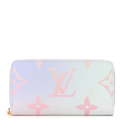 Louis Vuitton Monogram Giant Spring In The City Zippy Wallet Sunrise Pastel 1 of 7