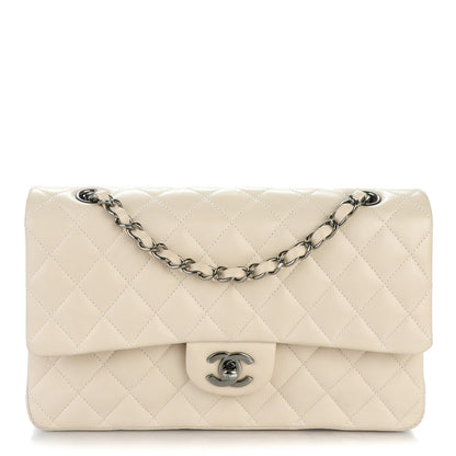Chanel Lambskin Quilted Medium Double Flap Light Beige 1 of 11