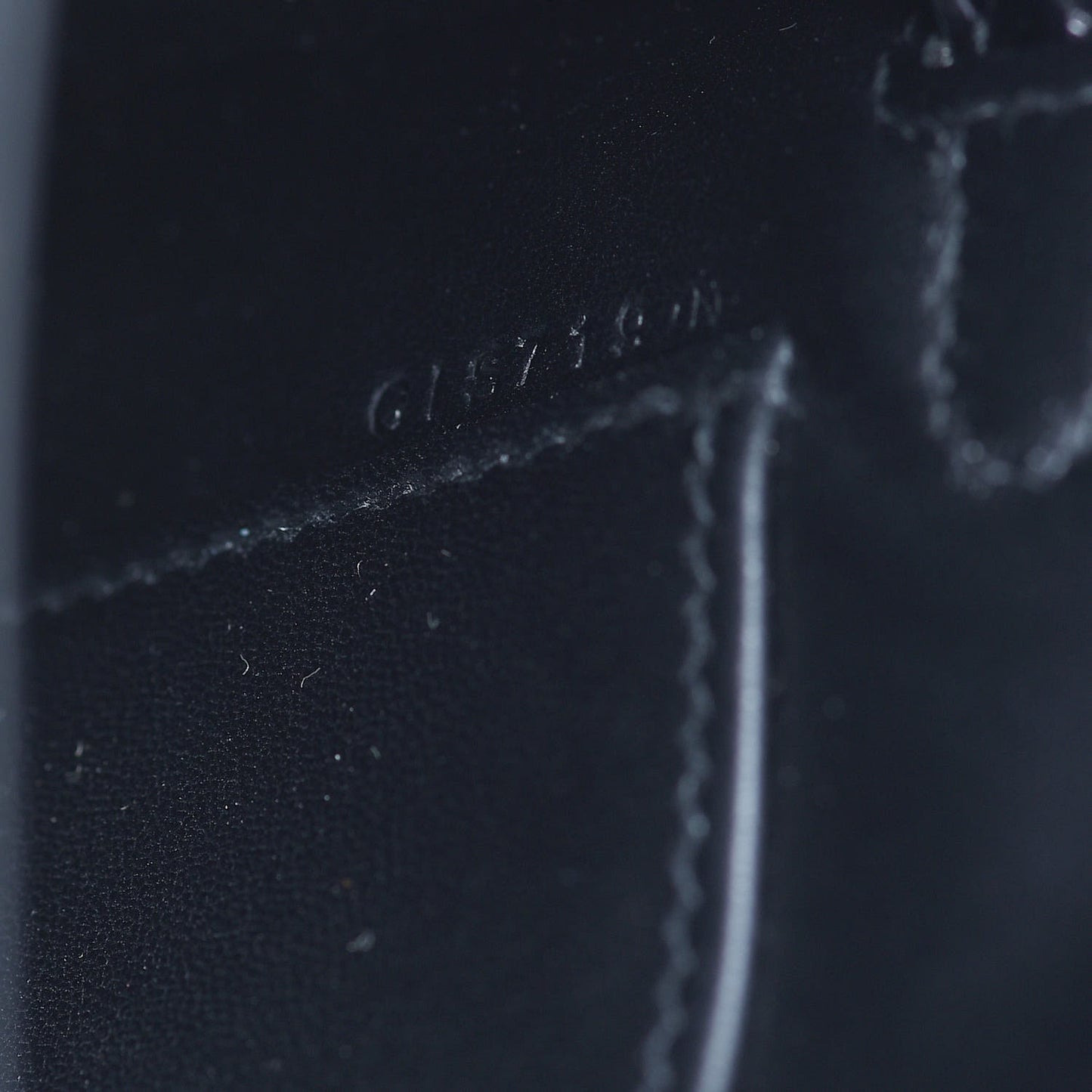 Shiny Alligator Mini Kelly Sellier 20 Black