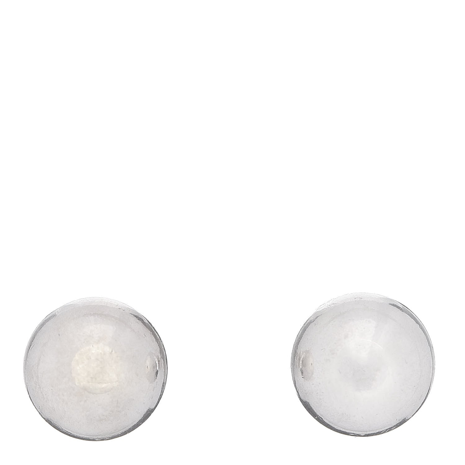 Tiffany Sterling Silver 10mm HardWear Ball Earrings 1 of 7