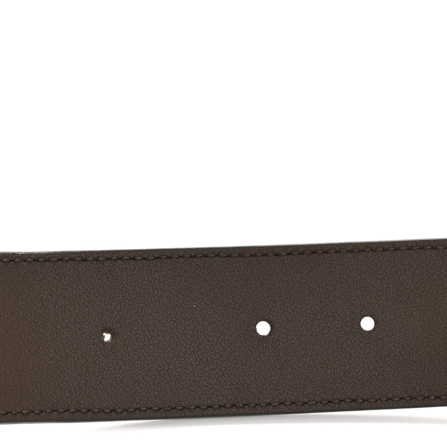 Monogram Jumbo GG Textured Dollar Calfskin Double G 40mm Belt 75 30 Camel Ebony
