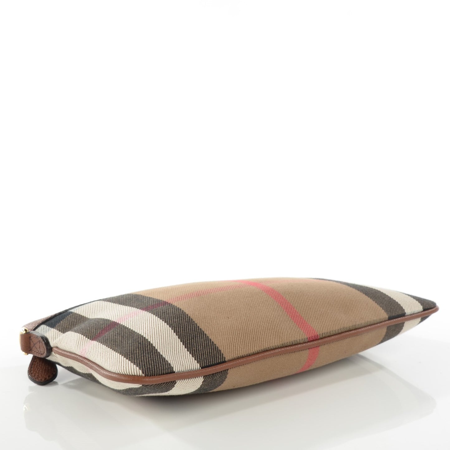 House Check Derby Peyton Crossbody Clutch Bag Tan