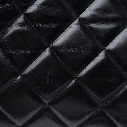 Chanel Glazed Calfskin Quilted Tote Black 12 of 13
