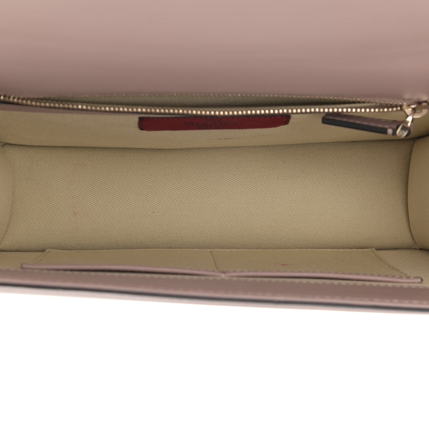 Vitello Medium Glam Lock Rockstud Flap Poudre