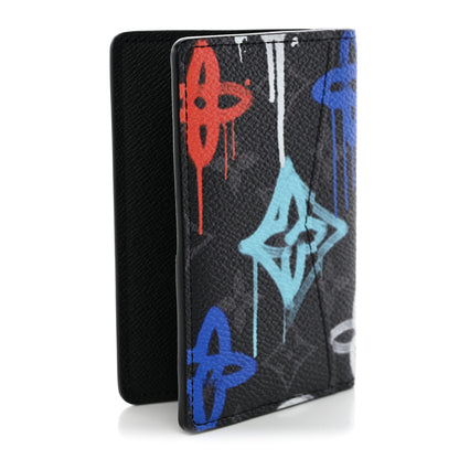 Louis Vuitton Monogram Eclipse LV Graffiti Pocket Organizer Multicolor 3 of 7