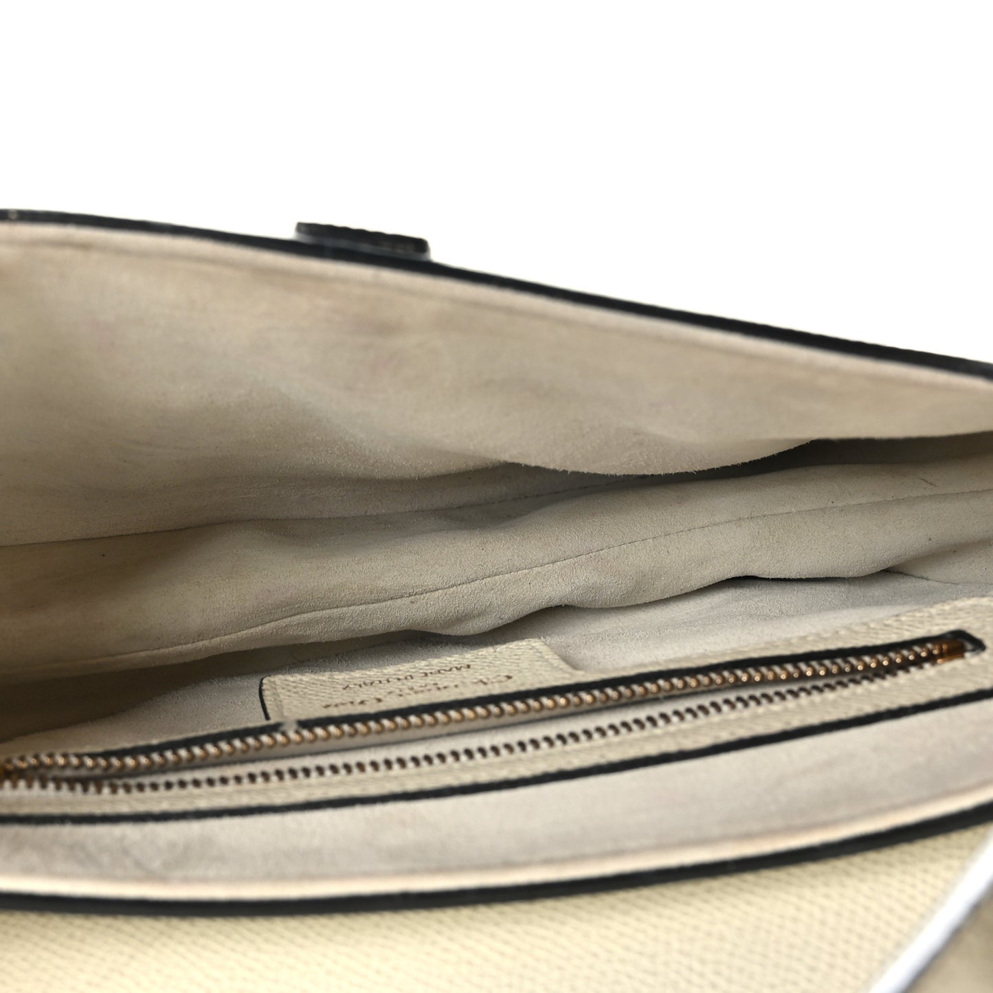 Grained Calfskin Saddle Bag With Strap Latte
